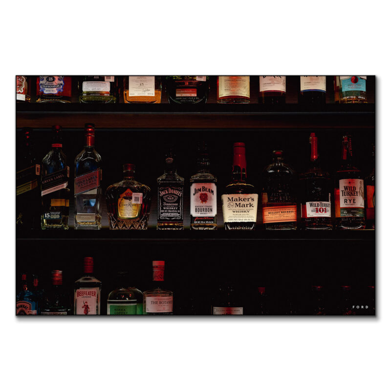 Top Shelf Dark Wall Art by Nick Ford