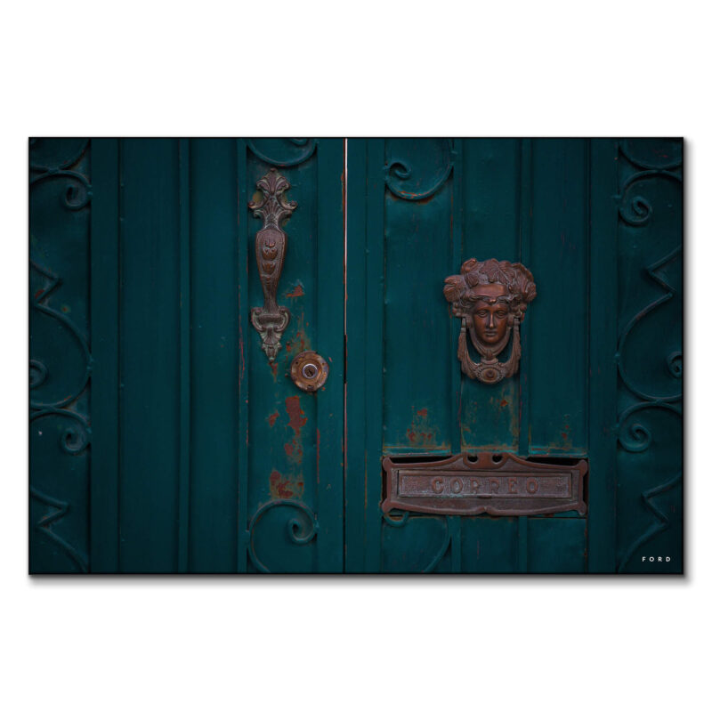 Behind the Green Door Green Wall Art by Nick Ford