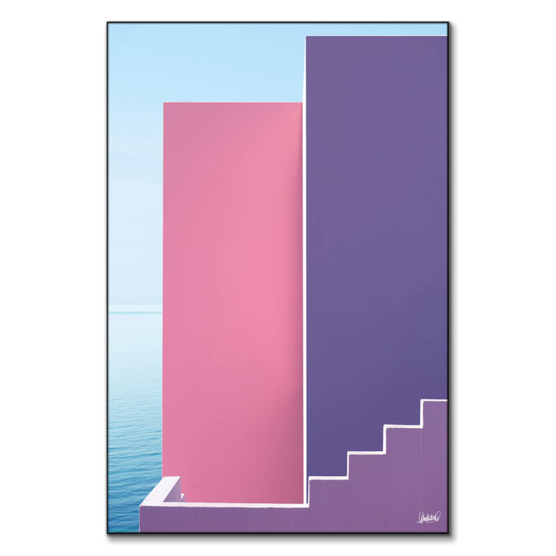 Pink vs Purple Purple Wall Art by Yamakasino