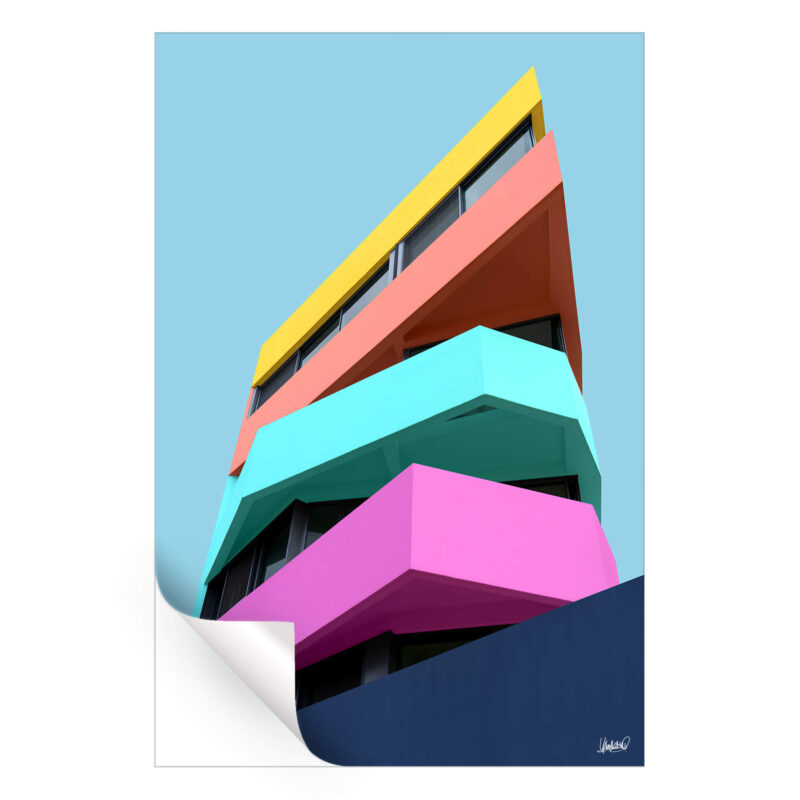 Colorful Arrow Vibrant Wall Art by Yamakasino