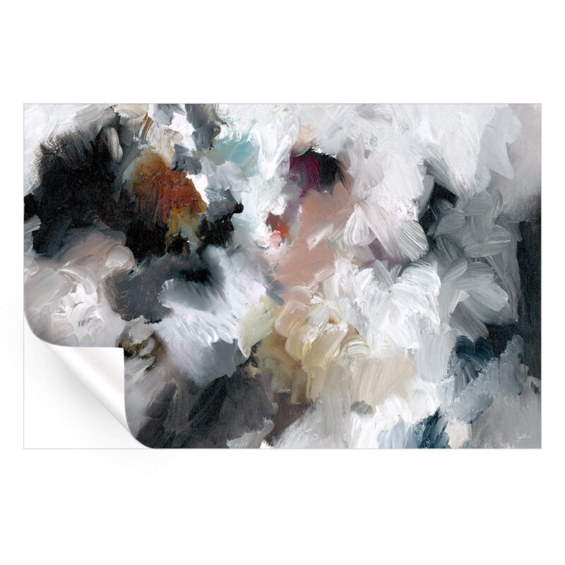 Abstract Bouquet White Wall Art by Shelby Kregel