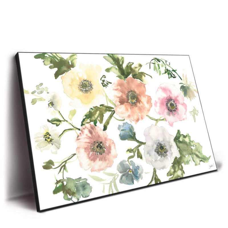Rainbow Poppies Colorful Wall Decor by Shelby Kregel