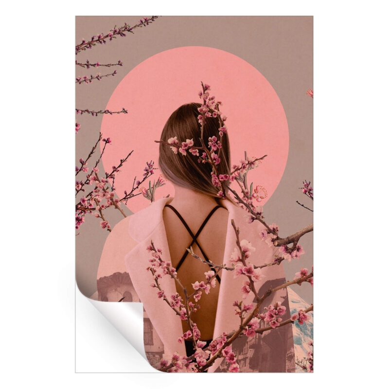 Peach Blossoms of Veria Pink Wall Art by Frank Moth