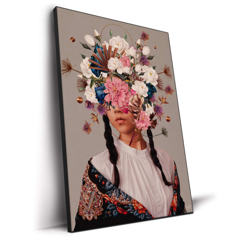 I Dreamt of You in Flowers Pink Wall Decor by Frank Moth