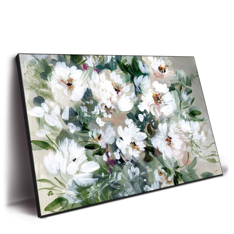 White Peony Neutral Wall Decor by Shelby Kregel