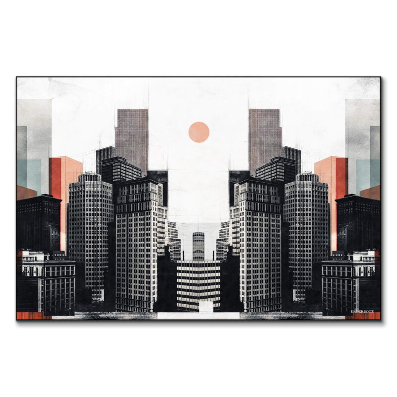 Mirroria Black and White Wall Art by Underdott