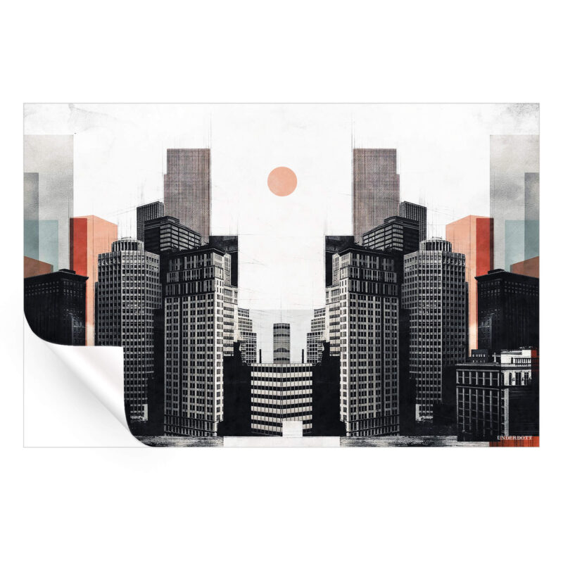 Mirroria Black and White Wall Art by Underdott