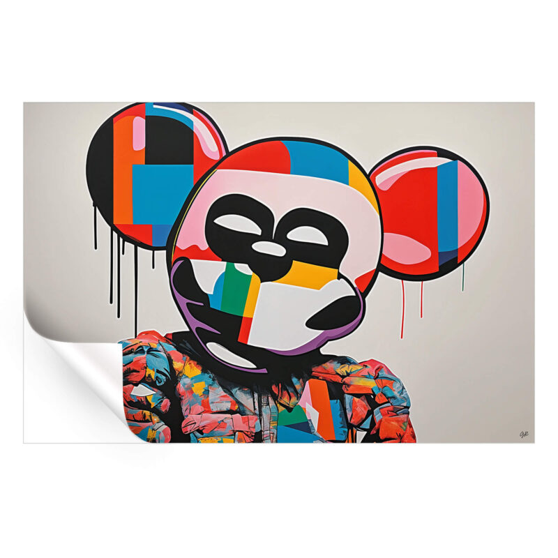 Mosaic of Expressions Colorful Wall Art by George Rosaly