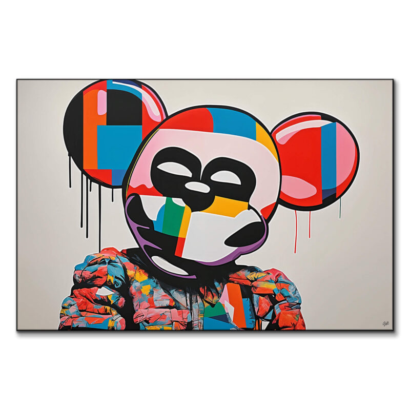 Mosaic of Expressions Colorful Wall Art by George Rosaly