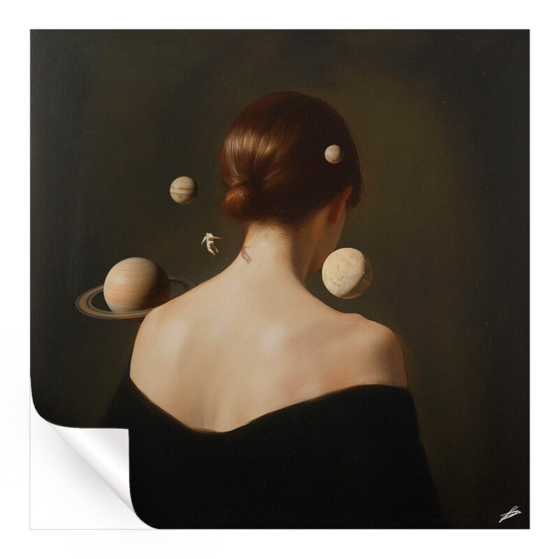 Her Again Dark Wall Art by Fran Rodríguez