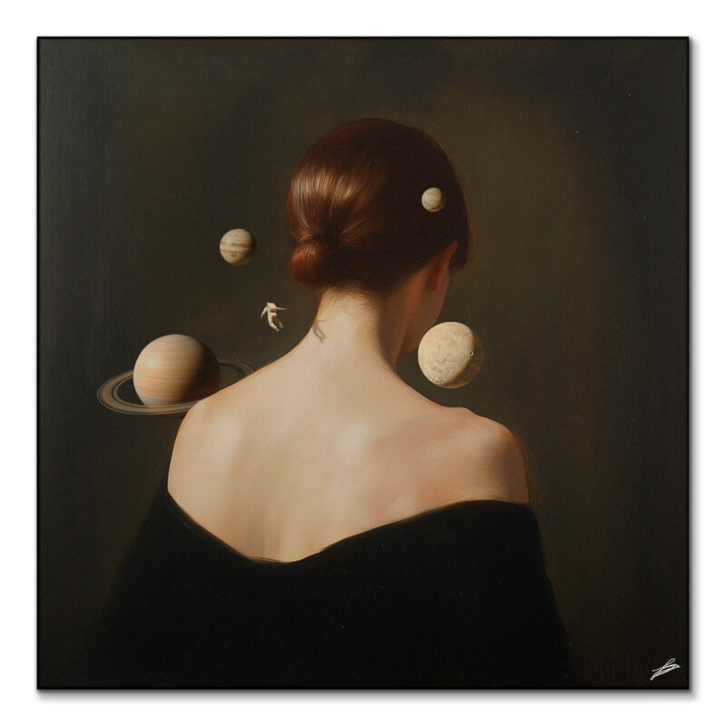 Her Again Dark Wall Art by Fran Rodríguez