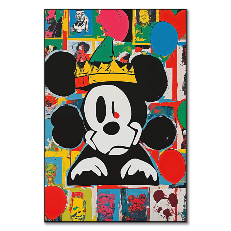 Royal Playfulness Colorful Wall Art by George Rosaly