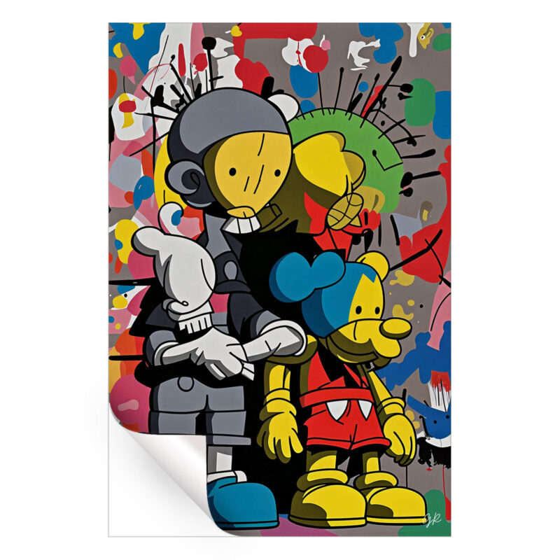 Born Different Colorful Wall Art by George Rosaly