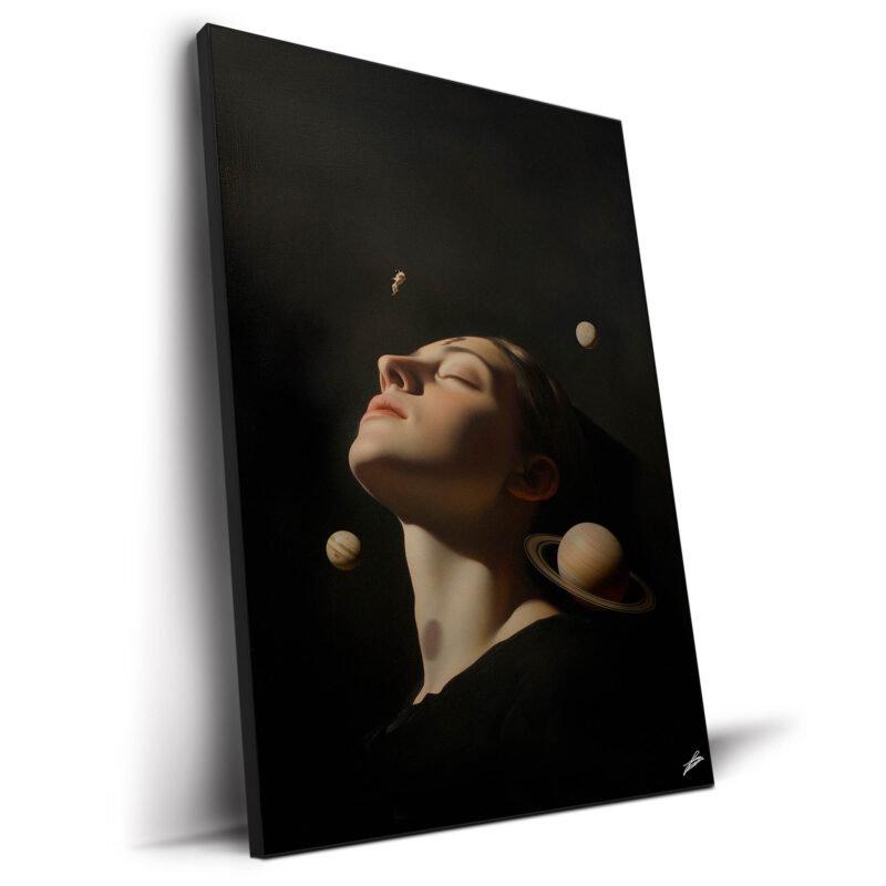 She Needed Space Dark Wall Decor by Fran Rodríguez