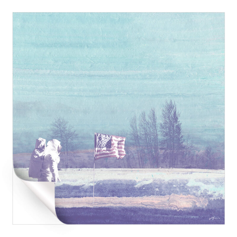 Jupiter Moon Vibrant Wall Art by J McKenzie