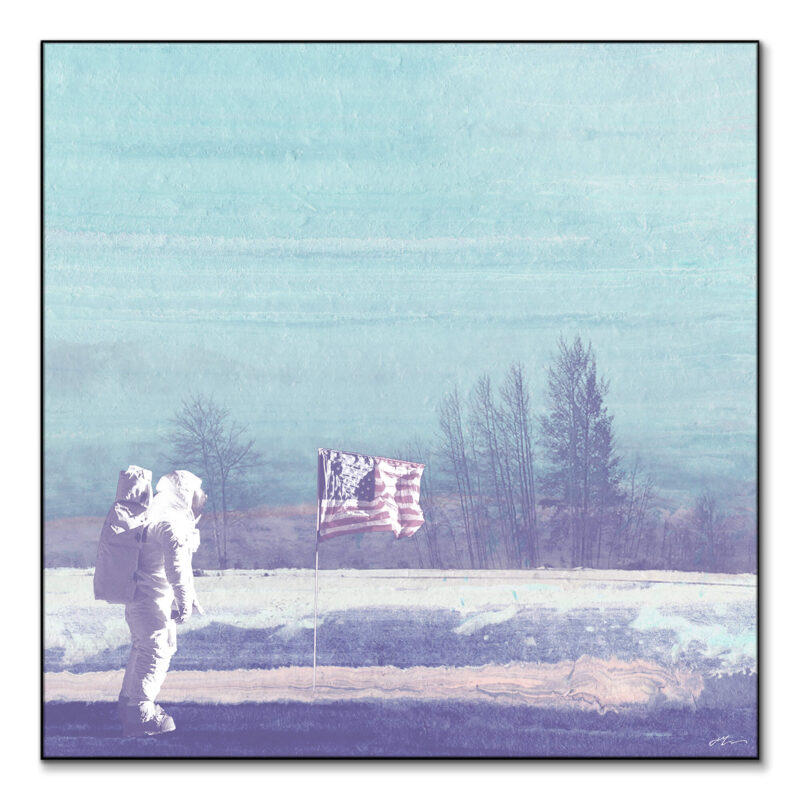 Jupiter Moon Vibrant Wall Art by J McKenzie