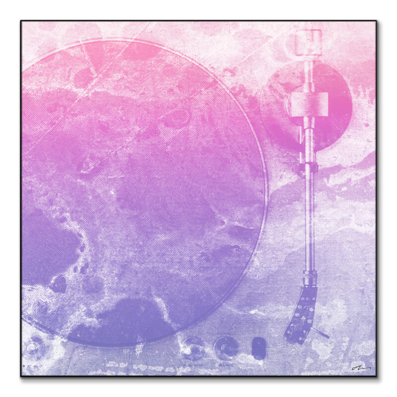 Pink Panther Vinyl Purple Wall Art by J McKenzie