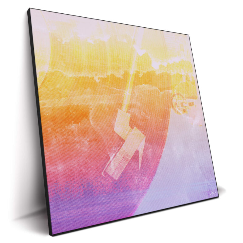 Vinyl Sunset Vibrant Wall Decor by J McKenzie