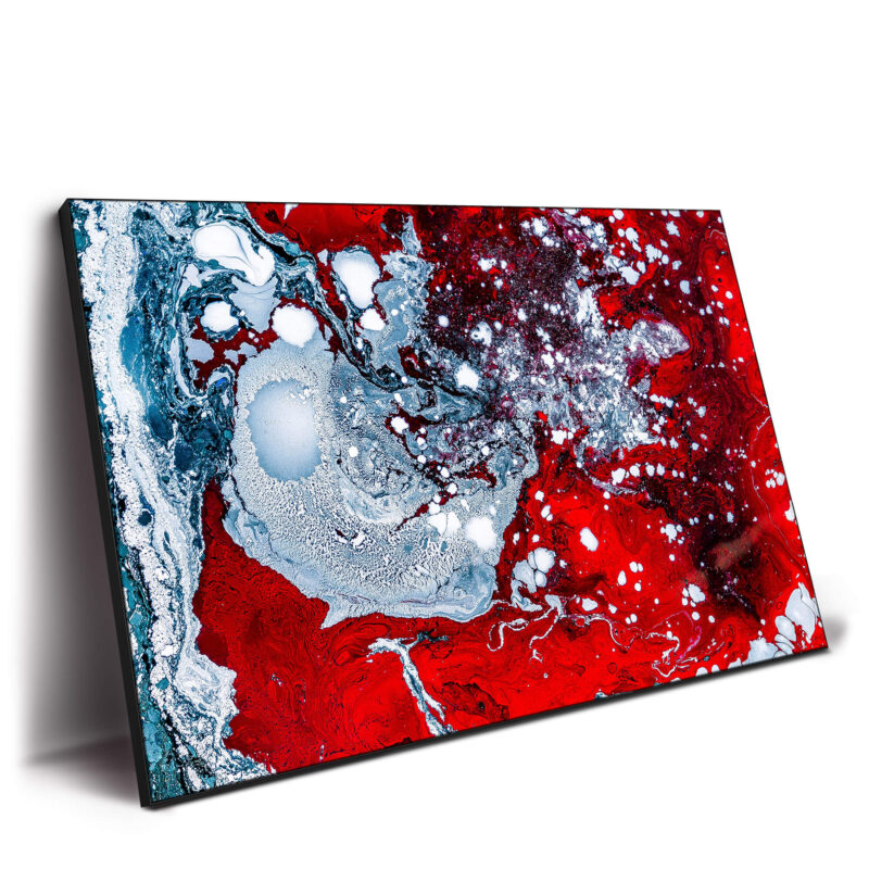 Ruby Flow Red Wall Decor by The Jackson Collective