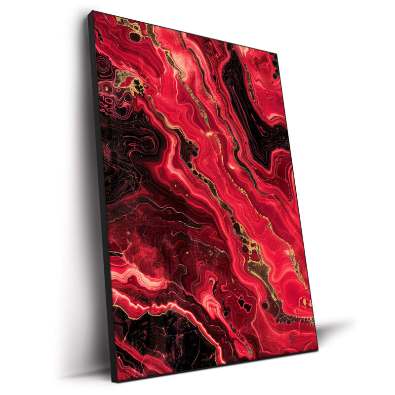 Lava Flow Red Wall Decor by The Jackson Collective