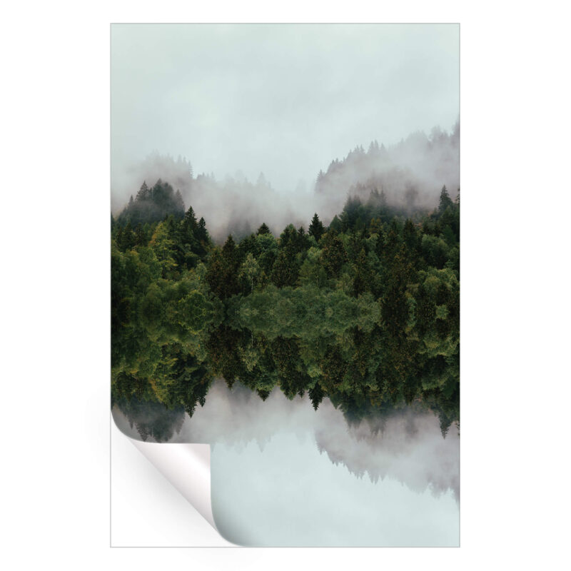 Mirror Mirror On The Water Green Wall Art by The Jackson Collective