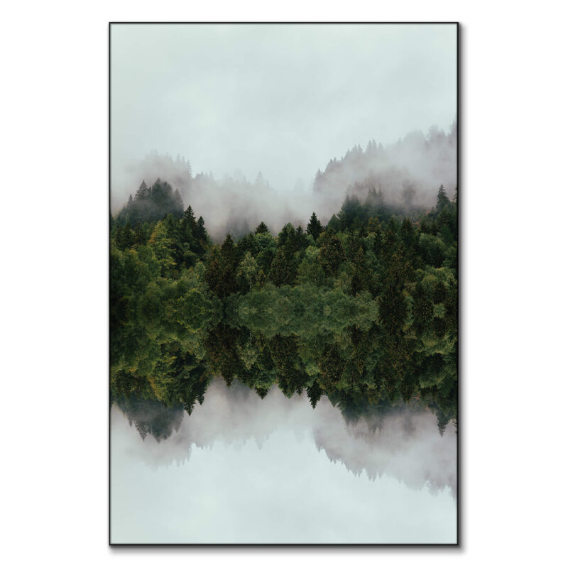 Mirror Mirror On The Water Green Wall Art by The Jackson Collective