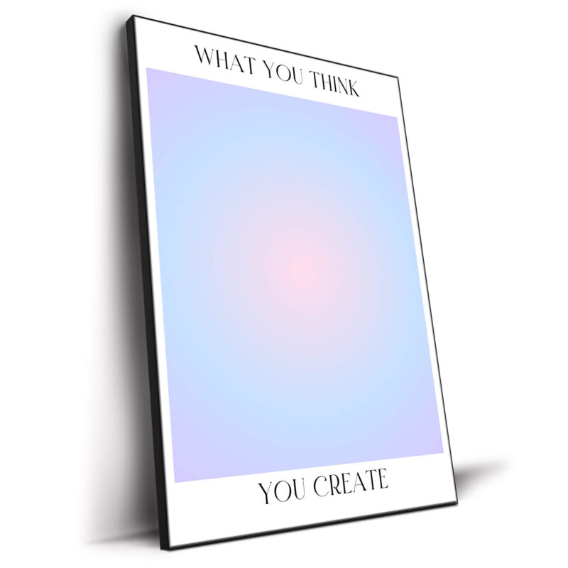 Think To Create Blue Wall Decor by The Jackson Collective