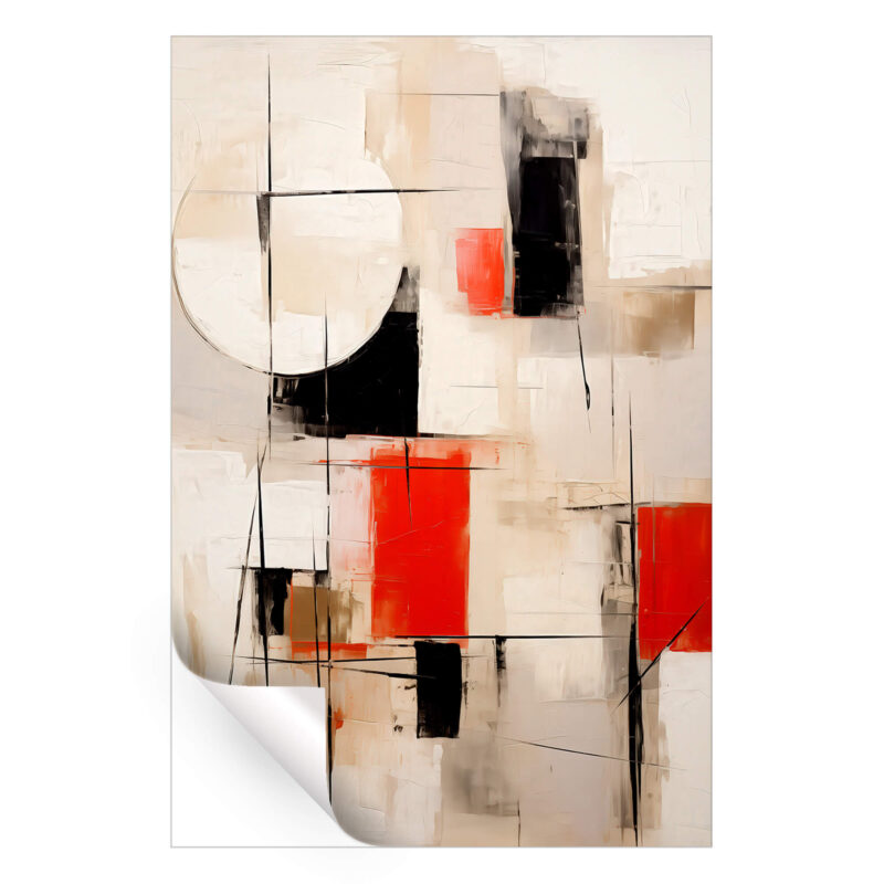 Poetic Justice Red Wall Art by The Jackson Collective