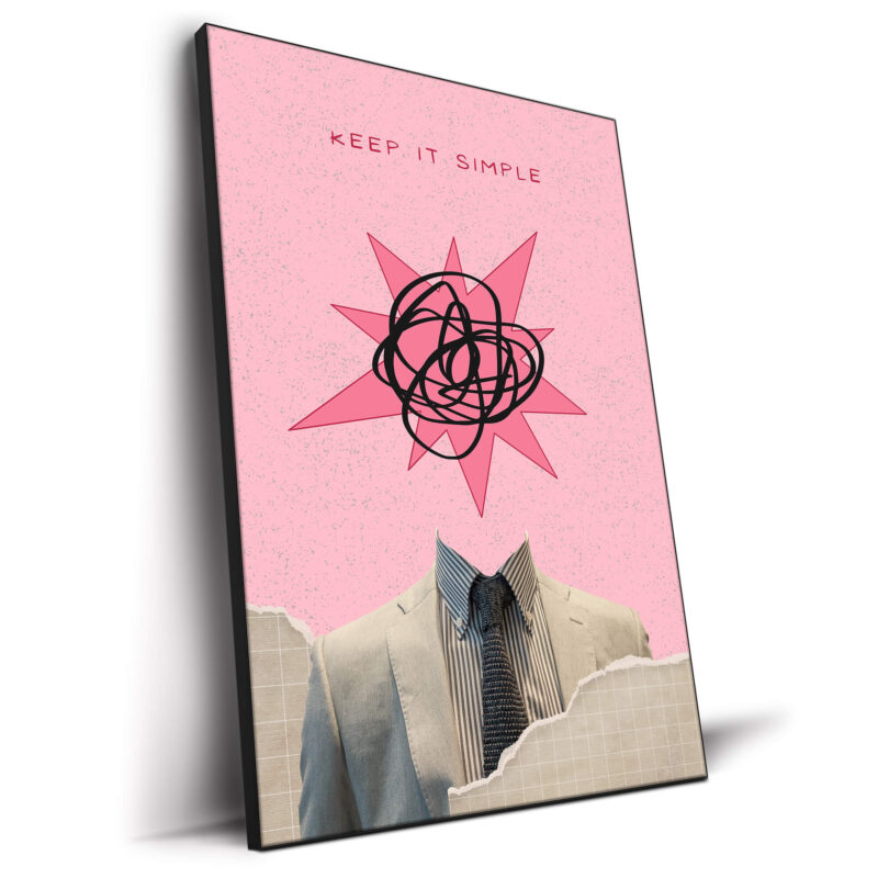 Keeping It Simple Pink Wall Decor by The Jackson Collective