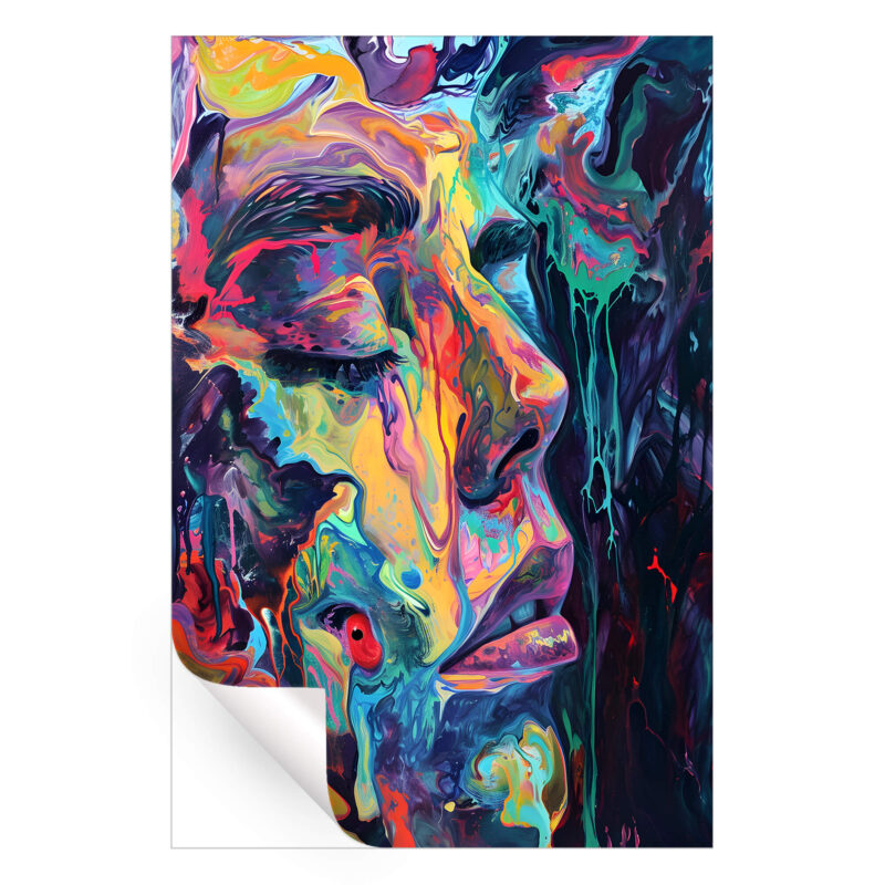 She Spoke In Colors Vibrant Wall Art by The Jackson Collective