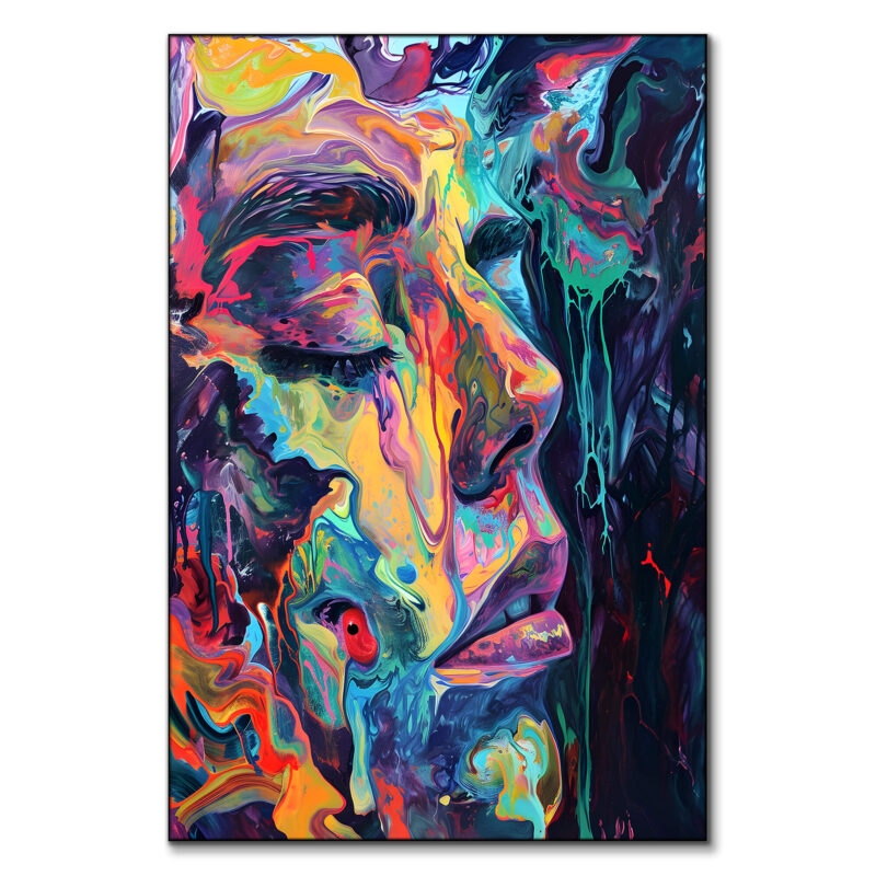 She Spoke In Colors Vibrant Wall Art by The Jackson Collective