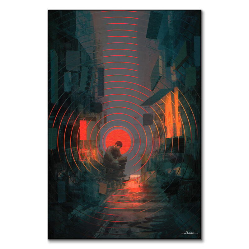 Radiate Dark Wall Art by Daniel Ignacio