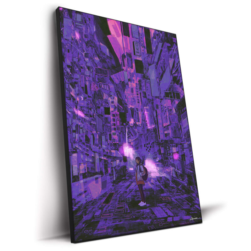 City of Scars Vibrant Wall Decor by Daniel Ignacio