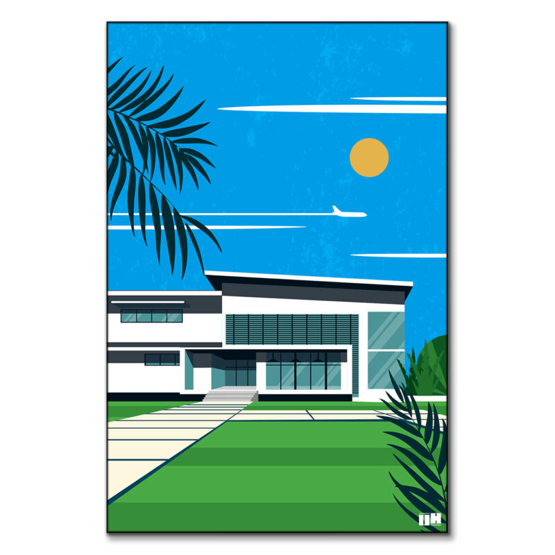 Pop Tropic Green Wall Art by Unfilter Art