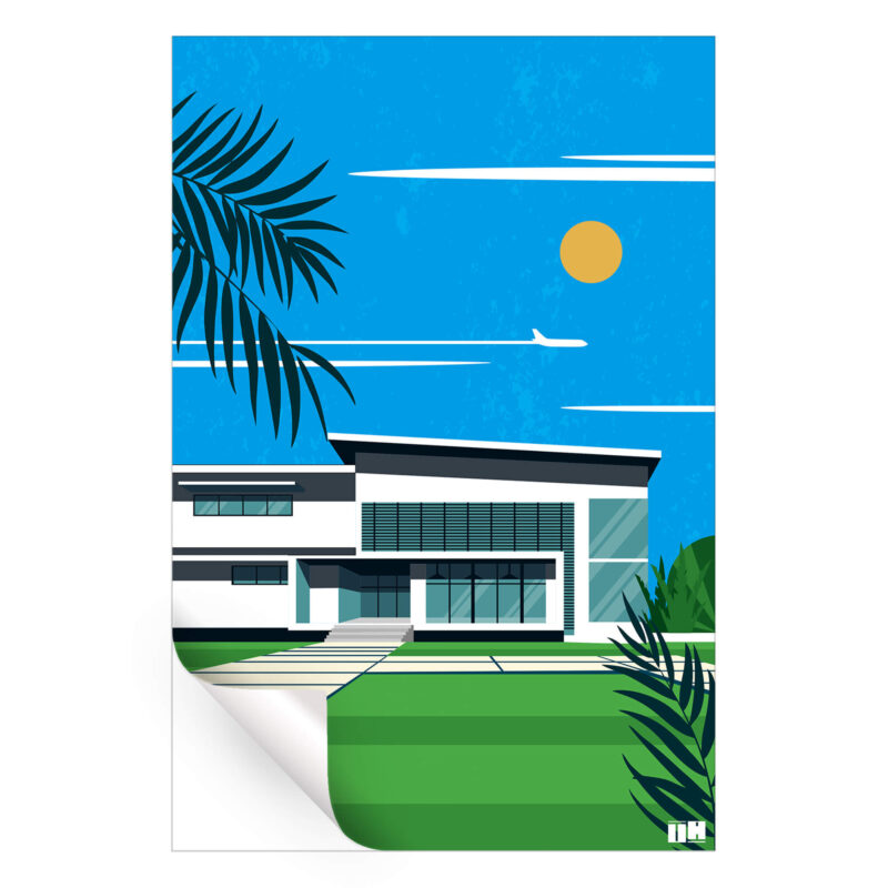 Pop Tropic Green Wall Art by Unfilter Art