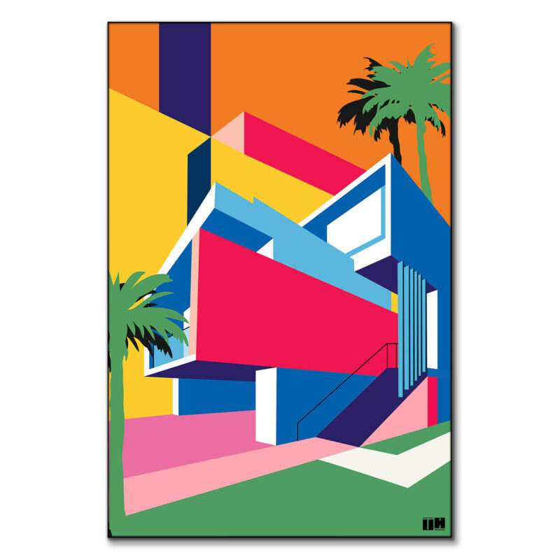 Miami Moods Vibrant Wall Art by Unfilter Art