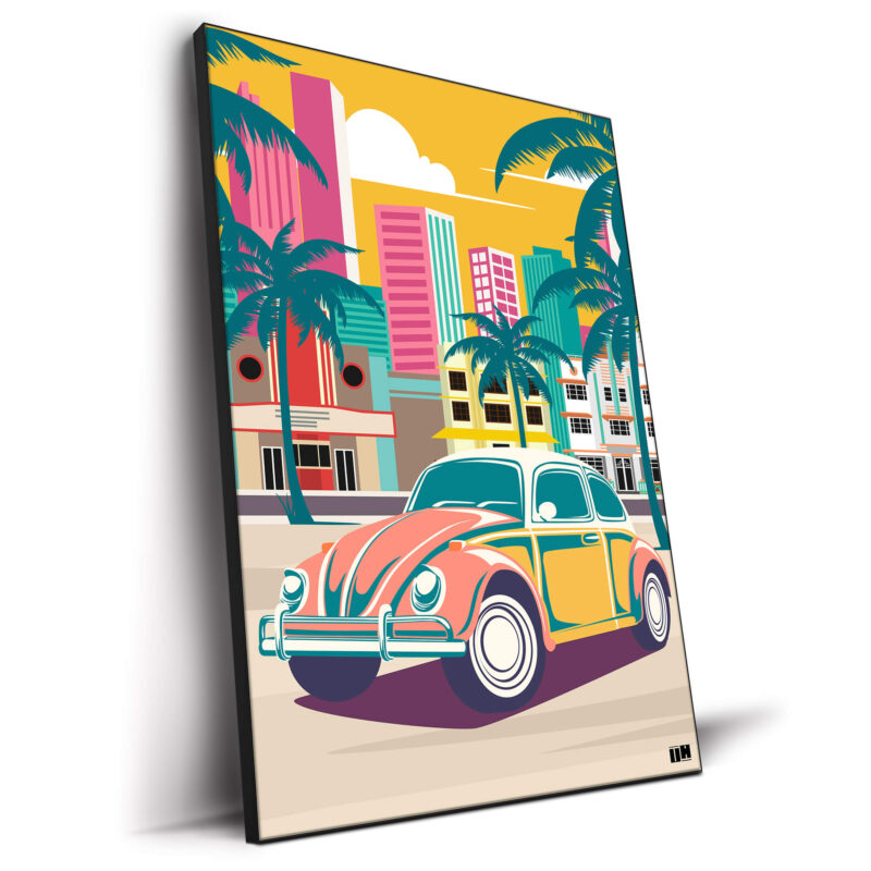 Bold in the 305 Vibrant Wall Decor by Unfilter Art