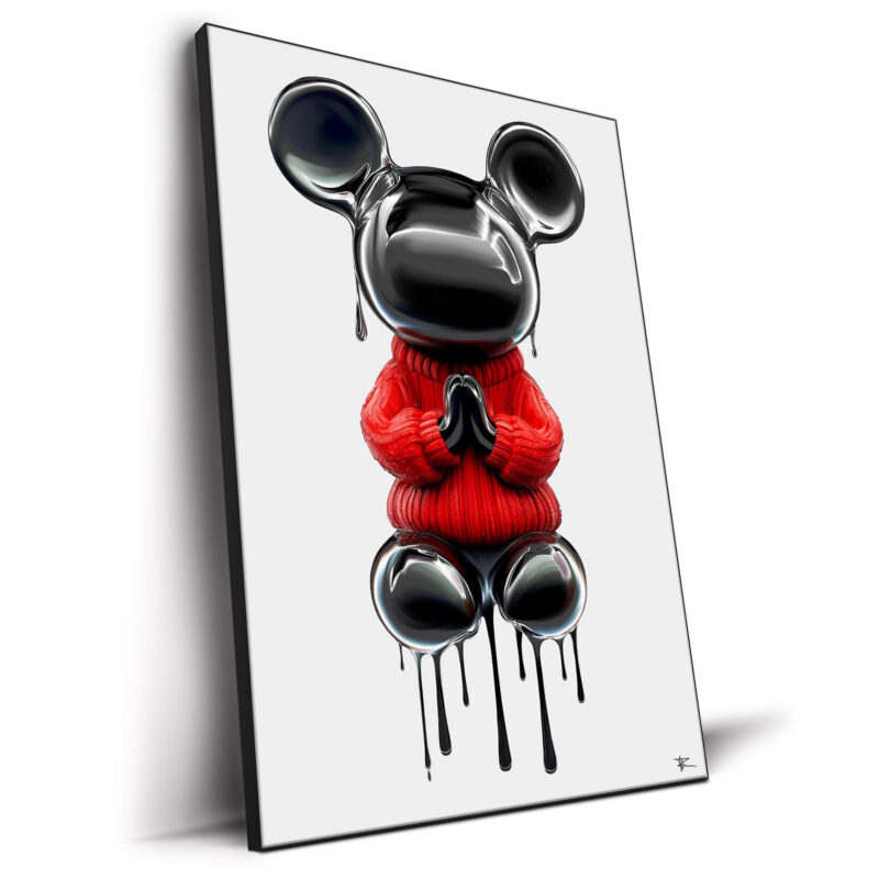 Graffiti Sweater Black and White Wall Decor by P Muir Art