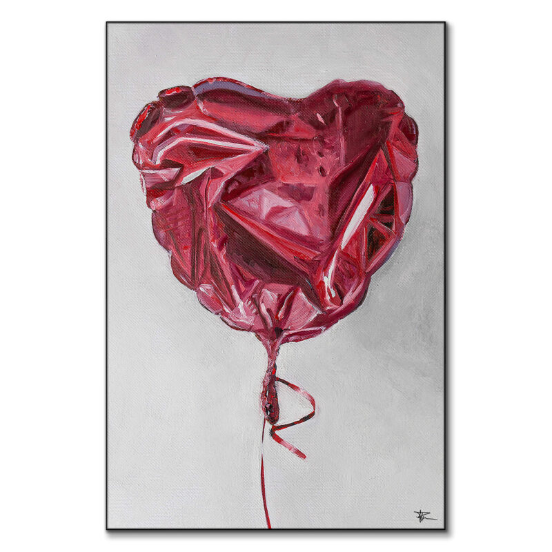 Love Let Go Black and White Wall Art by P Muir Art