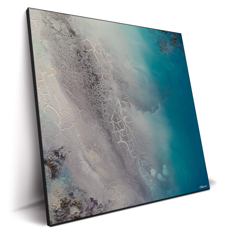 Ocean Drift 2 Blue Wall Decor by Petra Meikle de Vlas