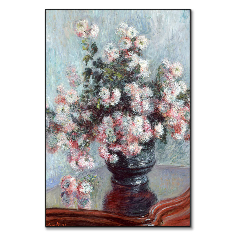 Chrysanthemums Pastel Wall Art by The Classics Collective