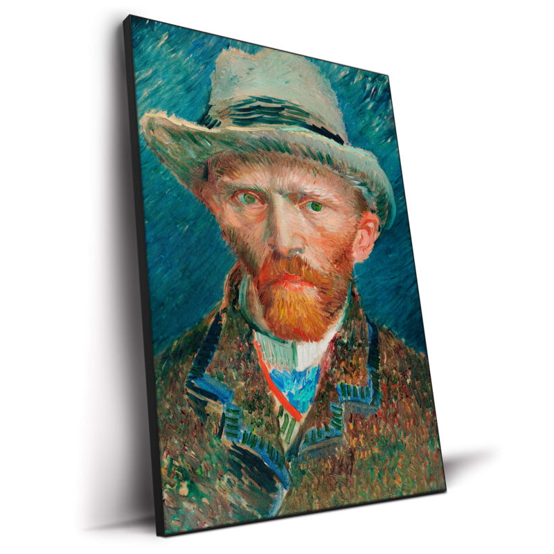 Self Portrait with Hat Blue Wall Decor by The Classics Collective