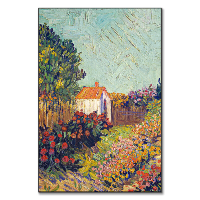 Flower Garden Colorful Wall Art by The Classics Collective