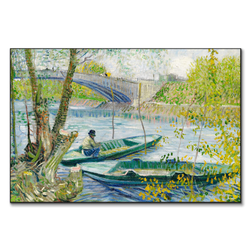 Fishing in Spring Green Wall Art by The Classics Collective