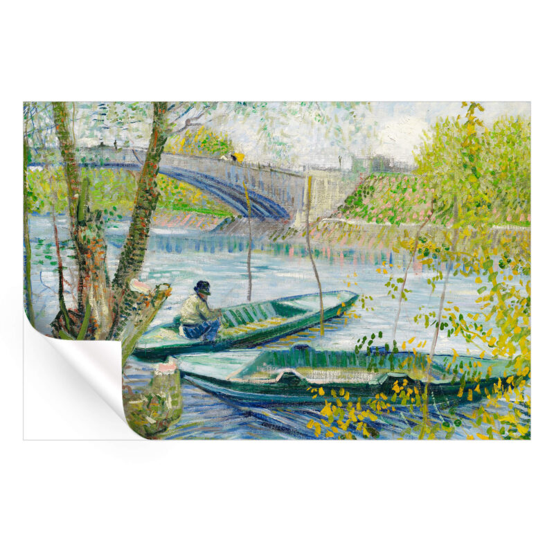 Fishing in Spring Green Wall Art by The Classics Collective