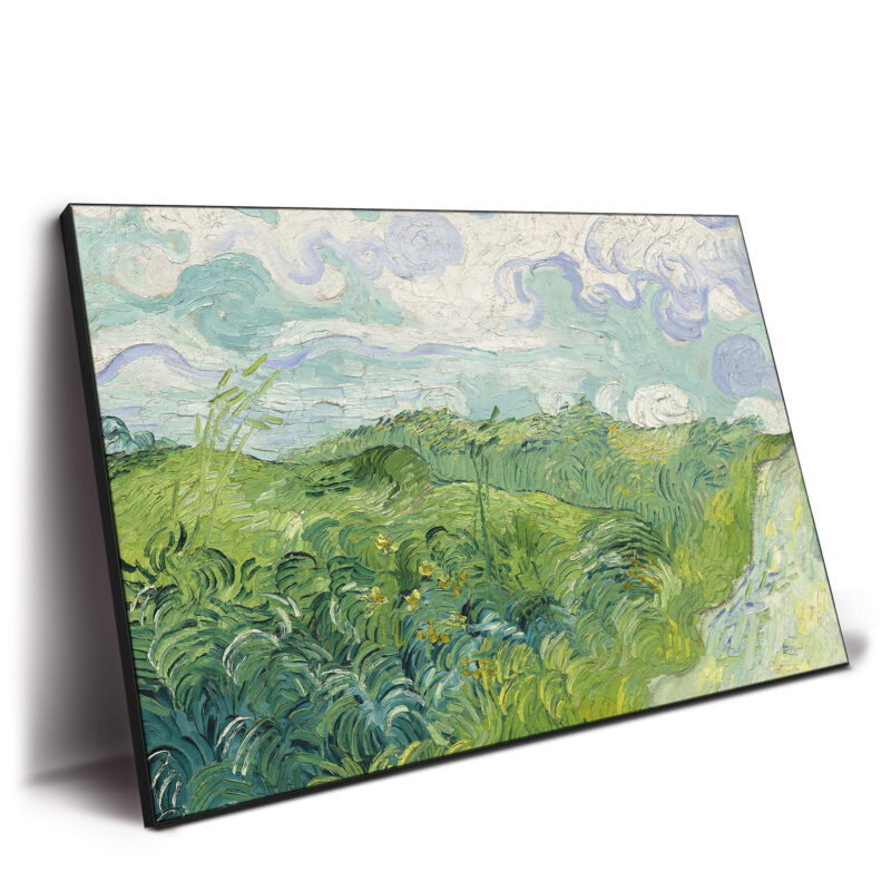 Green Wheat Fields, Auvers Green Wall Decor by The Classics Collective