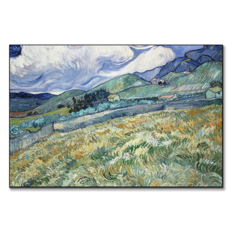 Landscape from Saint Remy Green Wall Art by The Classics Collective