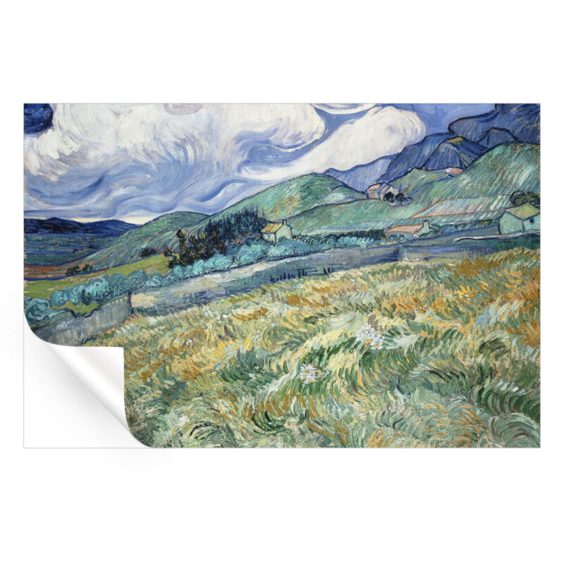 Landscape from Saint Remy Green Wall Art by The Classics Collective