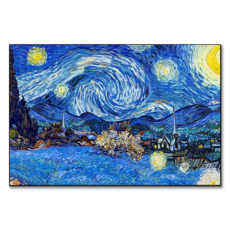 Starry Night Blue Wall Art by The Classics Collective