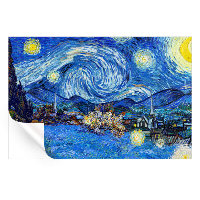 Starry Night Blue Wall Art by The Classics Collective